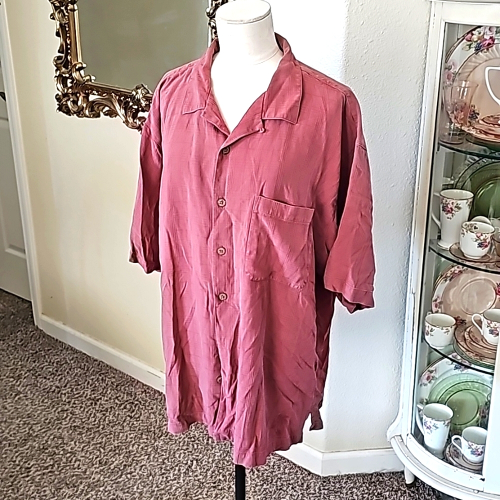 100% Silk Tommy Bahama Shirt